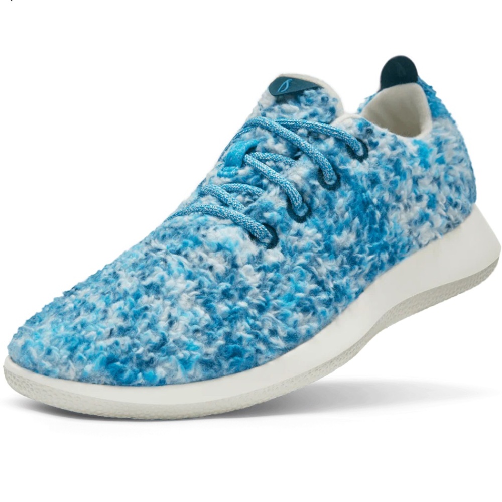NWOT Allbirds Wool Runner Fluffs Sneakers Thrive Teal/Deep Emerald Size 6